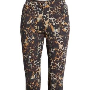 AG The Farrah High Rise Skinny Ankle Untamed Camo